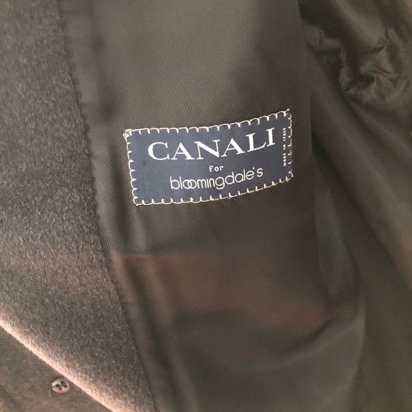 Canali Wool and Classic Fit Overcoat - Picture 5 of 6